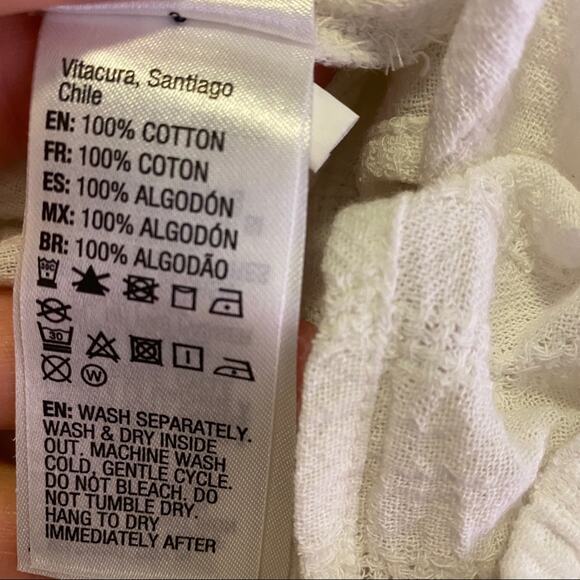 Roxy Enchanted Escape White 100% Cotton Tube Crop Top - Picture 12 of 12